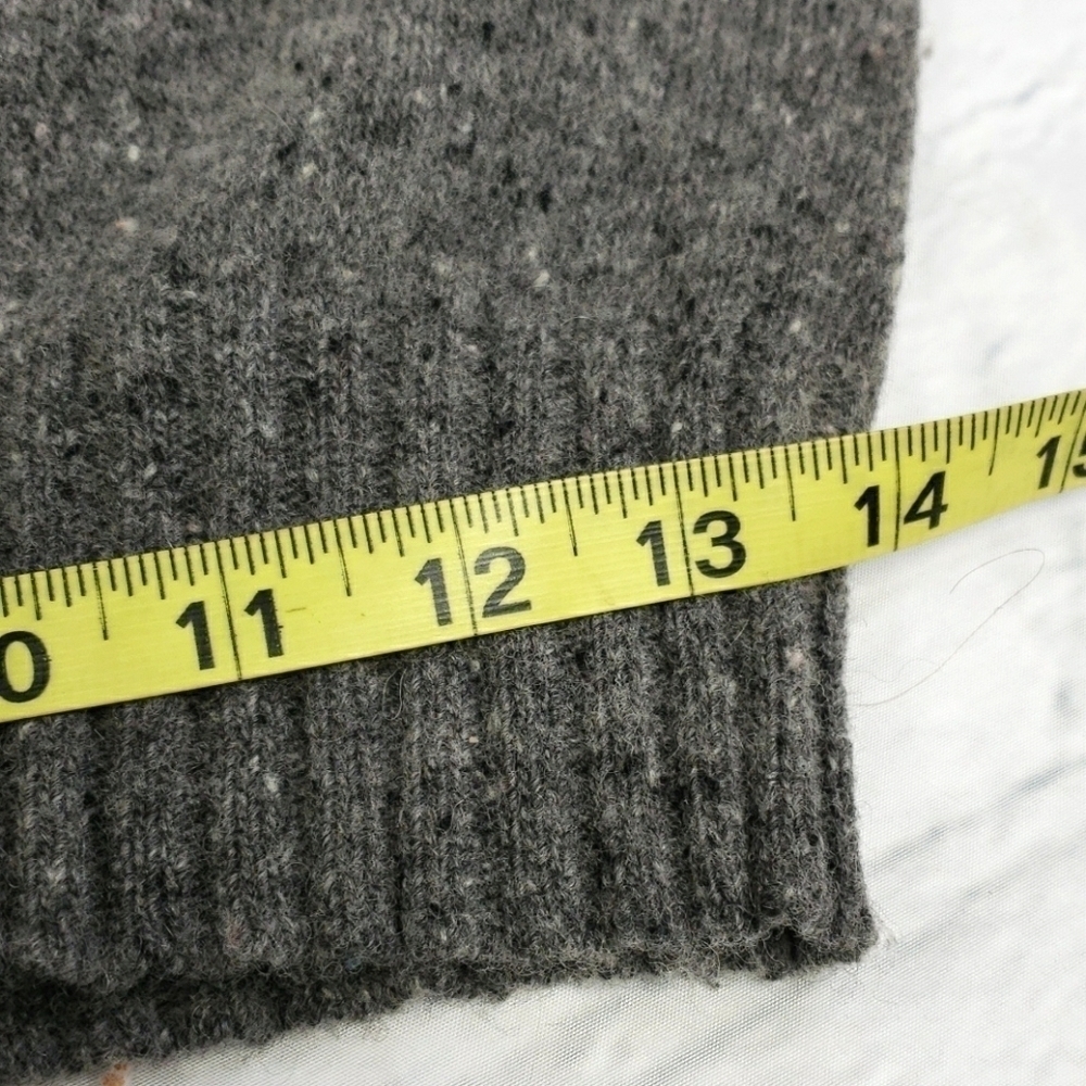 Crystal-Kobe Wool & Acrylic Turtleneck Grey EUC M - Picture 6 of 9